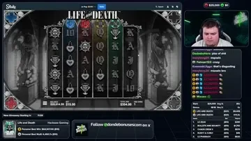 MASSIVE WIN ON LIFE AND DEATH